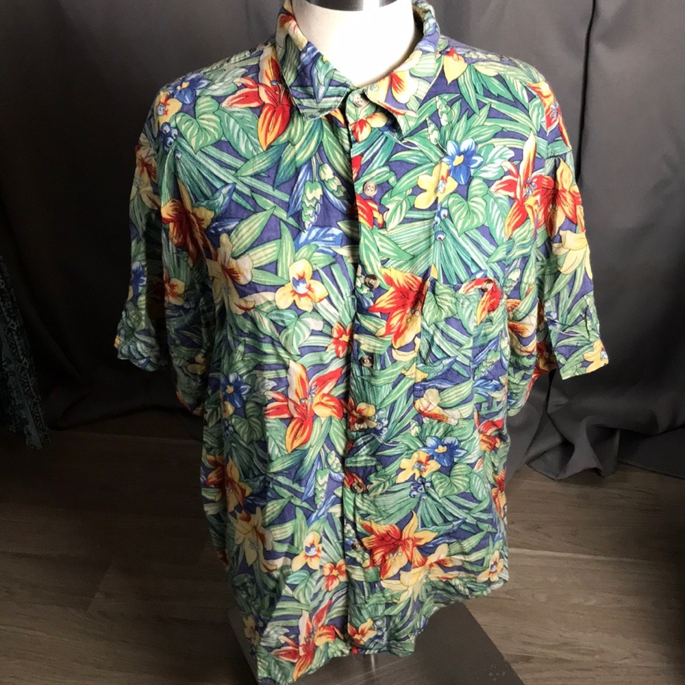 Montage Tropics Hawaiian Shirt VINTAGE SZ L